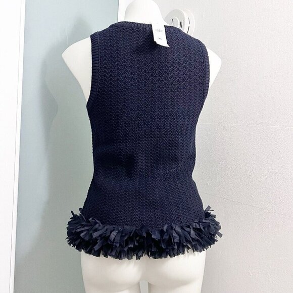 Ann Taylor sleeveless sweater top XSMALL blue NWT - Picture 15 of 16